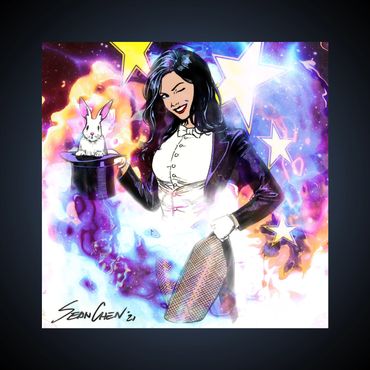 Leroy Binks colorist
Sean Chen line art
Zatanna - DC Comics