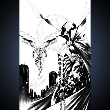 Kevin Keane line art
Spawn - Image Comics