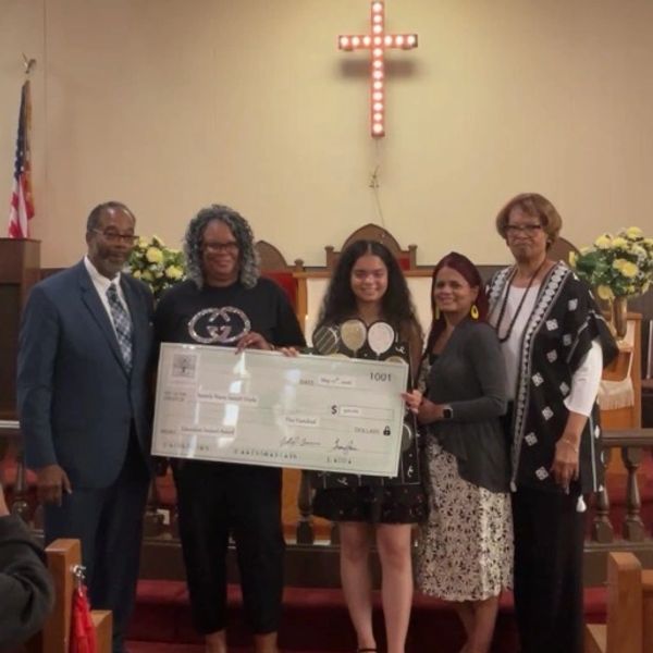 Yazmily Sanyet Virola, 2026 Inaugural EIA Recipient @Bethel AME Church in York, Pennsylvania. 