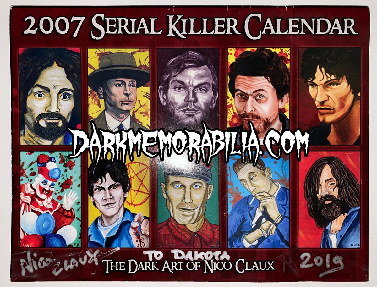 Serial Killer Calendar 