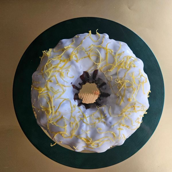 Classic Lemon Pound Cake Glazed with Zest 