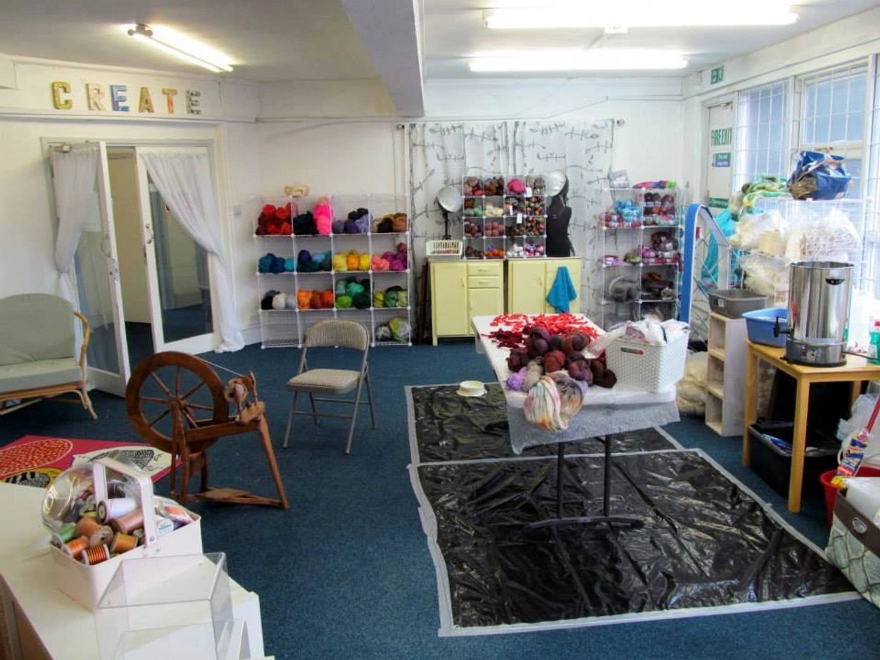 Shop, Create, have a cuppa. We have a fantastic cafe downstairs as well.