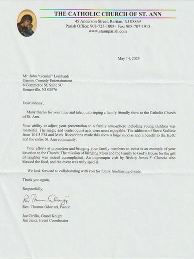 Father, I would just like to thank you for your hospitality, your kindness, and your understanding t