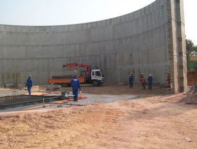 Pierre van Ryneveld Park Reservoir Construction. City of Tshwane