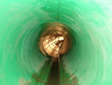 Outfall Sewer Line. Modderfontein, City of Johannesburg