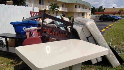 Household trash to be removed