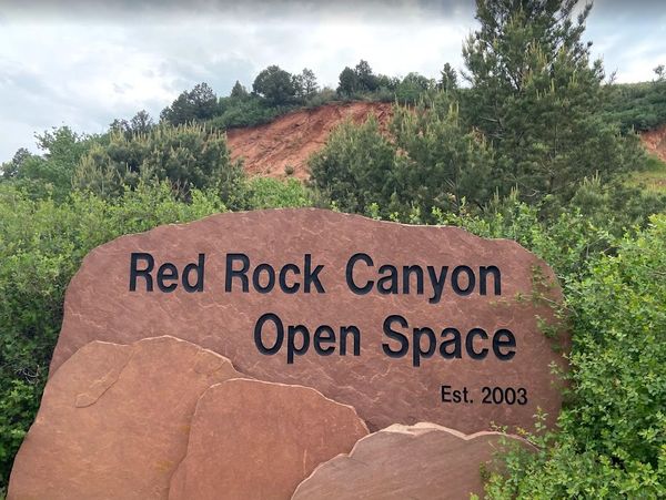 Red Rock Canyon Open Space Entrance Sign