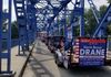 One of the best parades I have attended. This is the famous blue bridge in Cloverport.