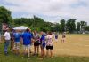 The finished result of the work of many volunteers. Cloverport kids have a great place to play again!