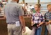 Precious moments with my daughter at the county fair. She did a great job showing all of her animals. 
