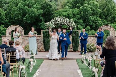 We now pronounce you husband and wife. Introducing Mr and Mrs at Tuscan Ridge Wedding Venue