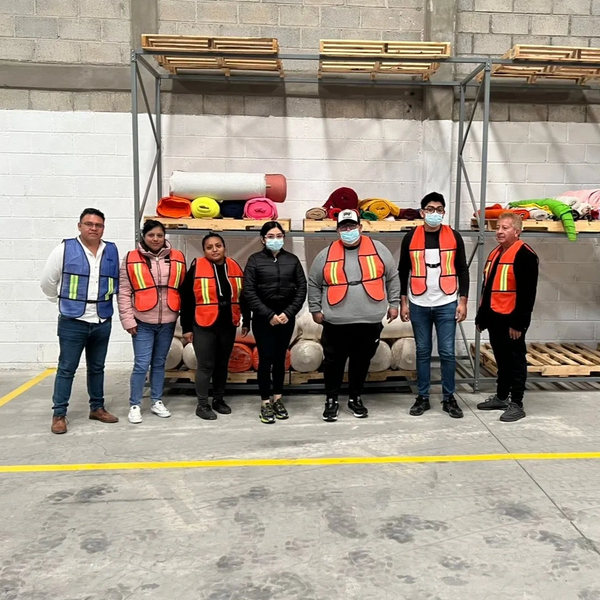 Personal capacitado en el trabajo.