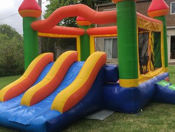 Large bounce house for big kids. Rentable near the Country Club Plaza and surrounding areas.
