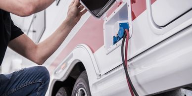 Mobile RV Service working with RV's electrical system