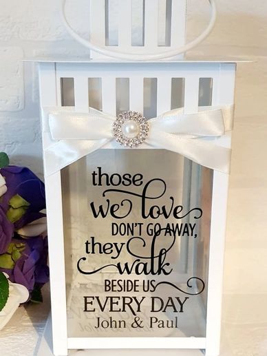 personalised wedding lanterns AWARD WINNING, WEDDING CANDLES IRELAND, BEAUTIFUL CREATIONS IRELAND