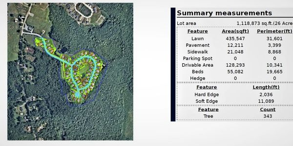 Landscape measurements. Commercial landscape services. Snow removal. Snow relocation. snow plowing.