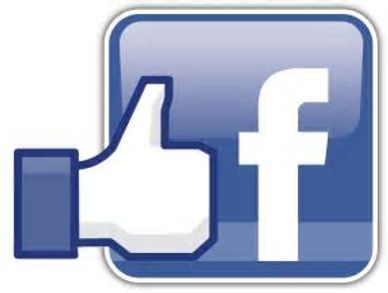 Facebook like icon with thumbs-up symbol.