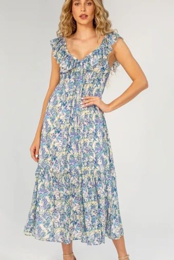 Lavender Brown Bianca Maxi Lavender Brown Bianca Maxi
