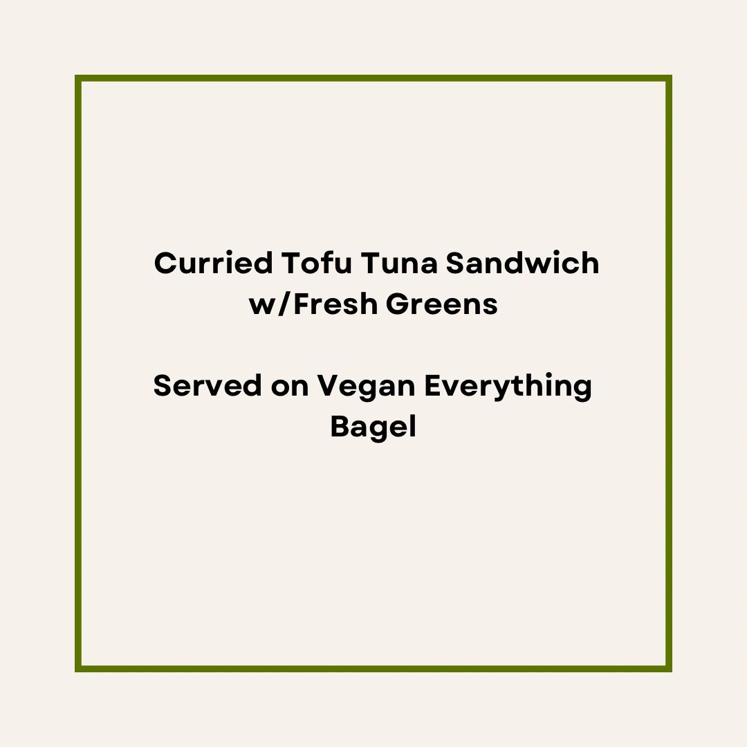 Curried Tofu Tuna Sandwich