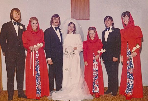 ugly red bridesmaid dresses Ugliest Bridesmaids Dresses