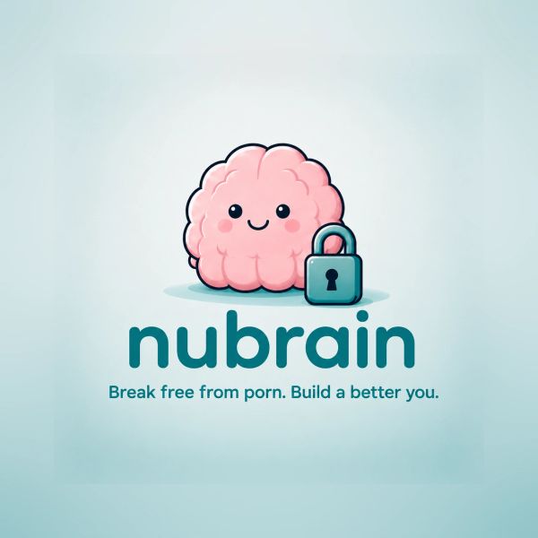 A cute brain mascot with a lock and motivational text.