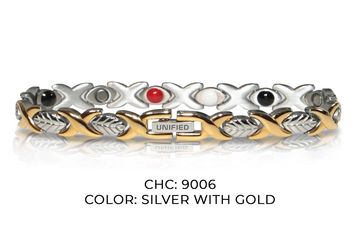 CHC 9006 Energy Bracelet silver and gold 