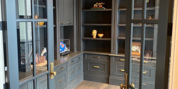 Custom cabinet painting