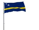 National flag on flag pole
