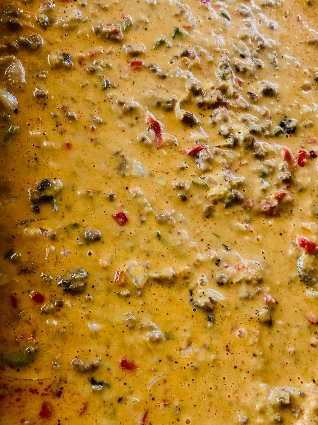 Smoked queso dip