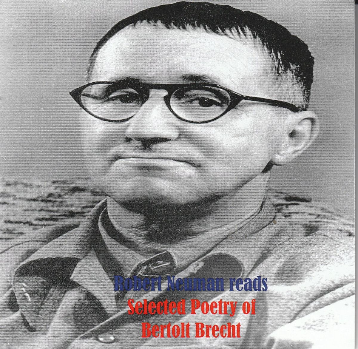 ROBERT NEUMAN SELECTED POETRY OF BERTOLT BRECHT ROBERT NEUMAN SELECTED POETRY OF BERTOLT BRECHT