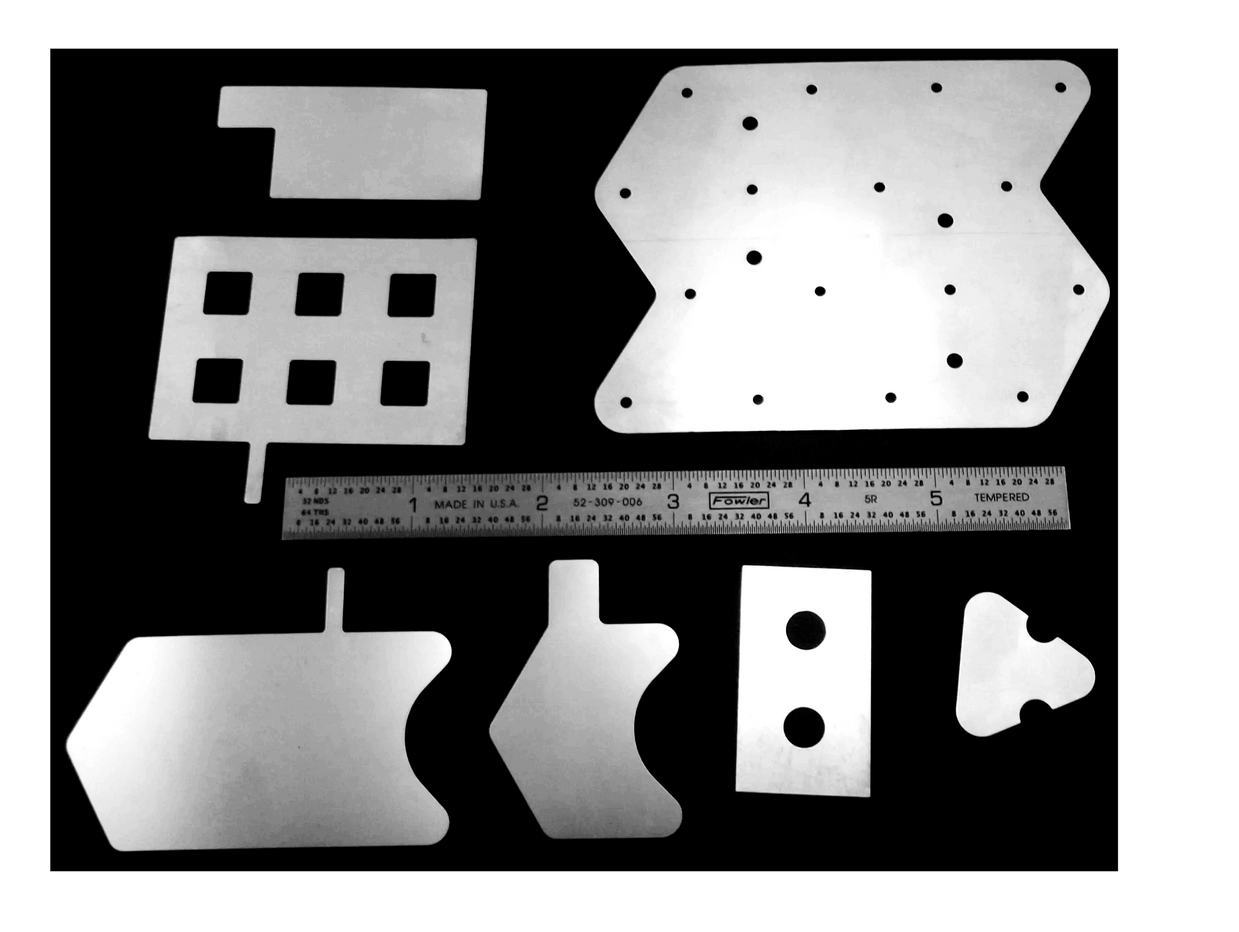 Large nickel parts for electronics. Precision built dies for custom metal stamping from Minnesota