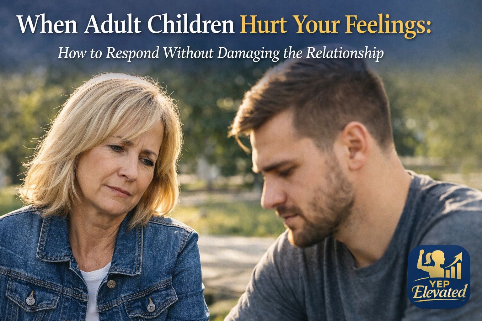  YEP branded image of Coach Julie offering support for parents of adult children.
