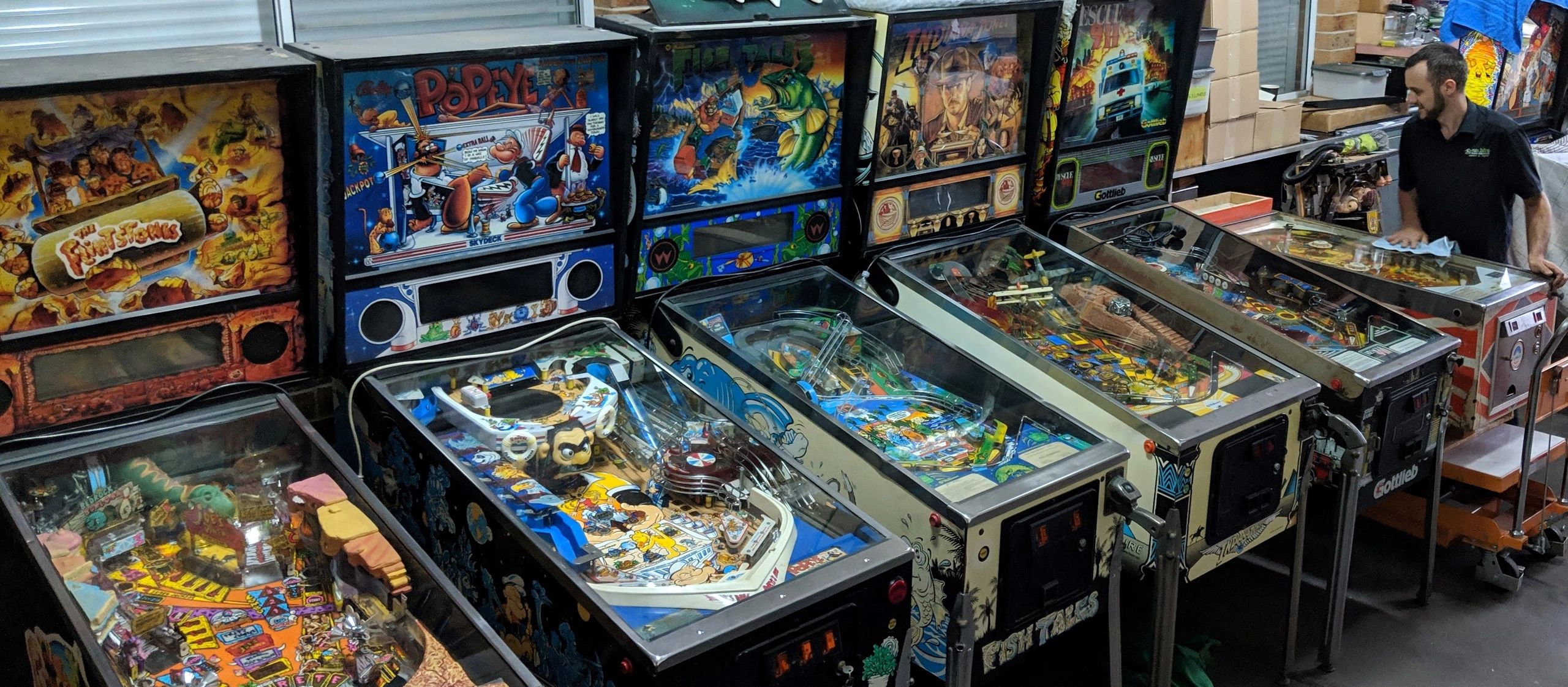 Jason's Pinball Pinball Machine, Repairs and Restorations