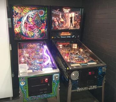 Pinball, Circus Voltaire, Twilight Zone, gameroom, mancave