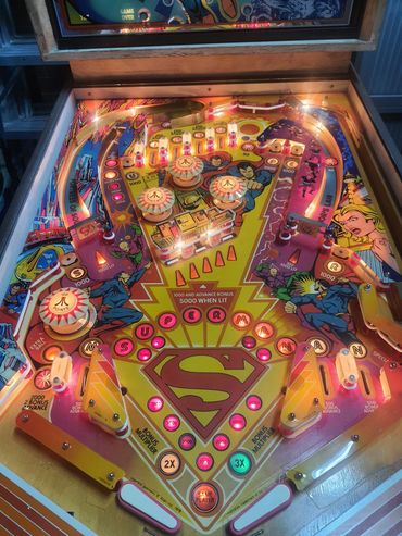 Pinball machine, playfield