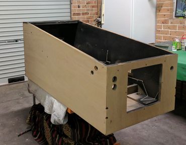 Pinball machine cabinet side art restoration