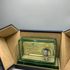 Absi Jb Presidential crystal Box gold plated with engraved plaque and medal.