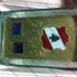 Engraved and colored lebanese plaque on gold plated copper with logos inside crystal Jb box by ABSI