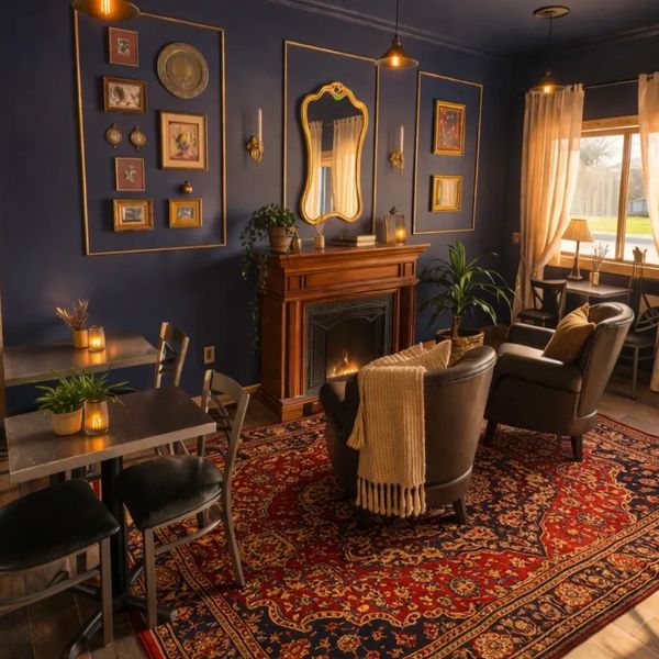 Interior of Little Falls Coffee Co.