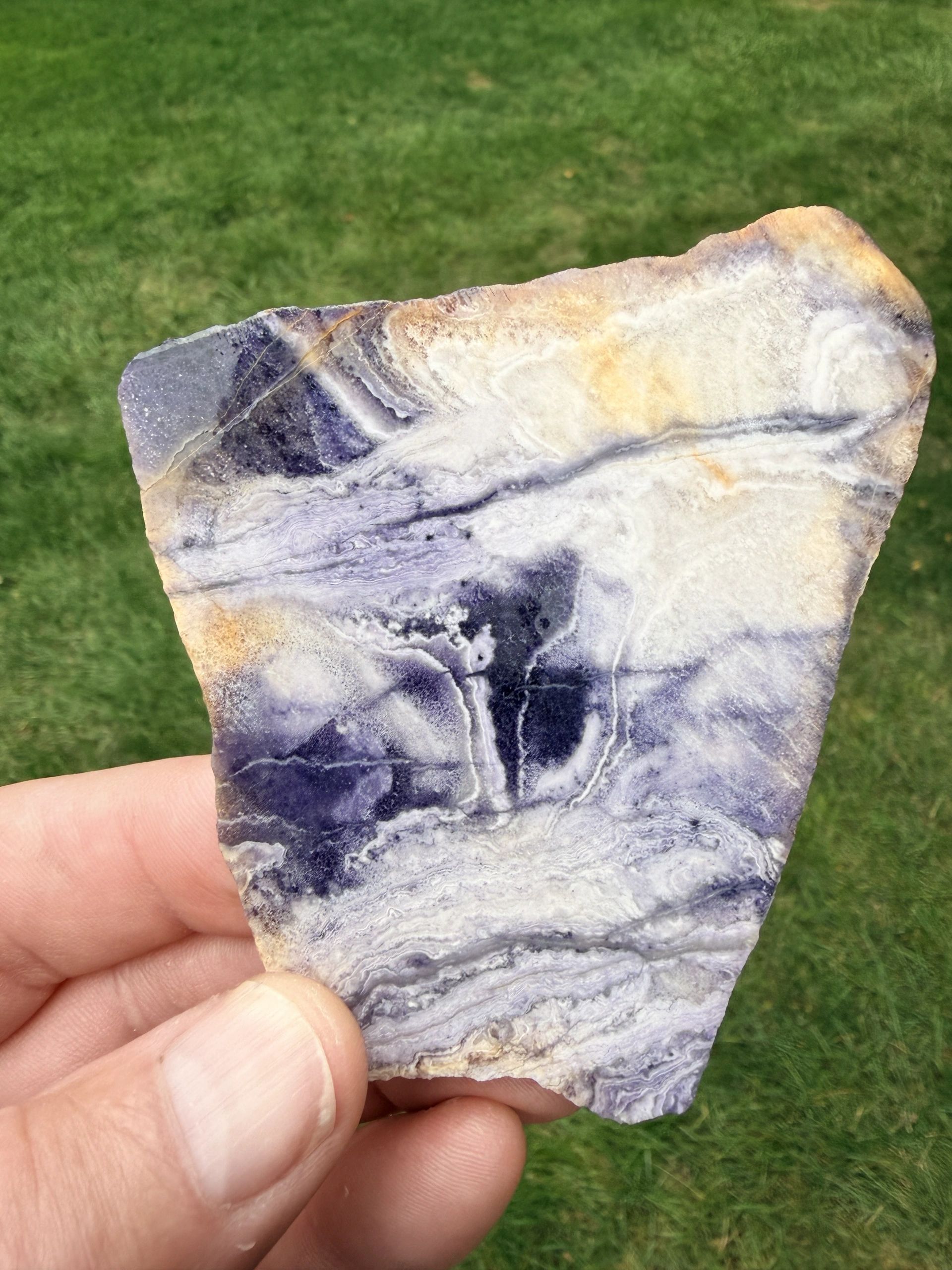 Silky Fluorite Slab