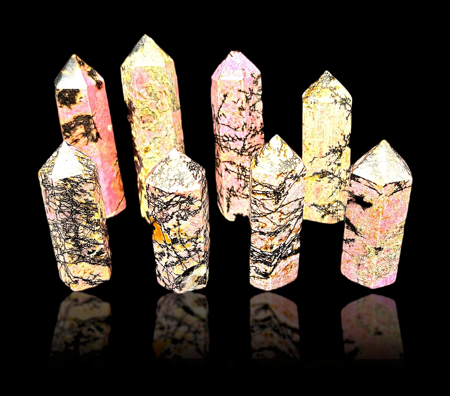 Rhodonite Towers