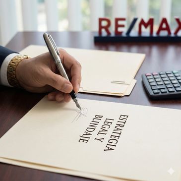 Imagen cuadrada de estrategia de venta y valuación con blindaje legal RE/MAX Querétaro.