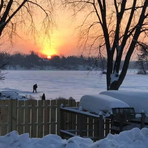 Ice fishing Illinois