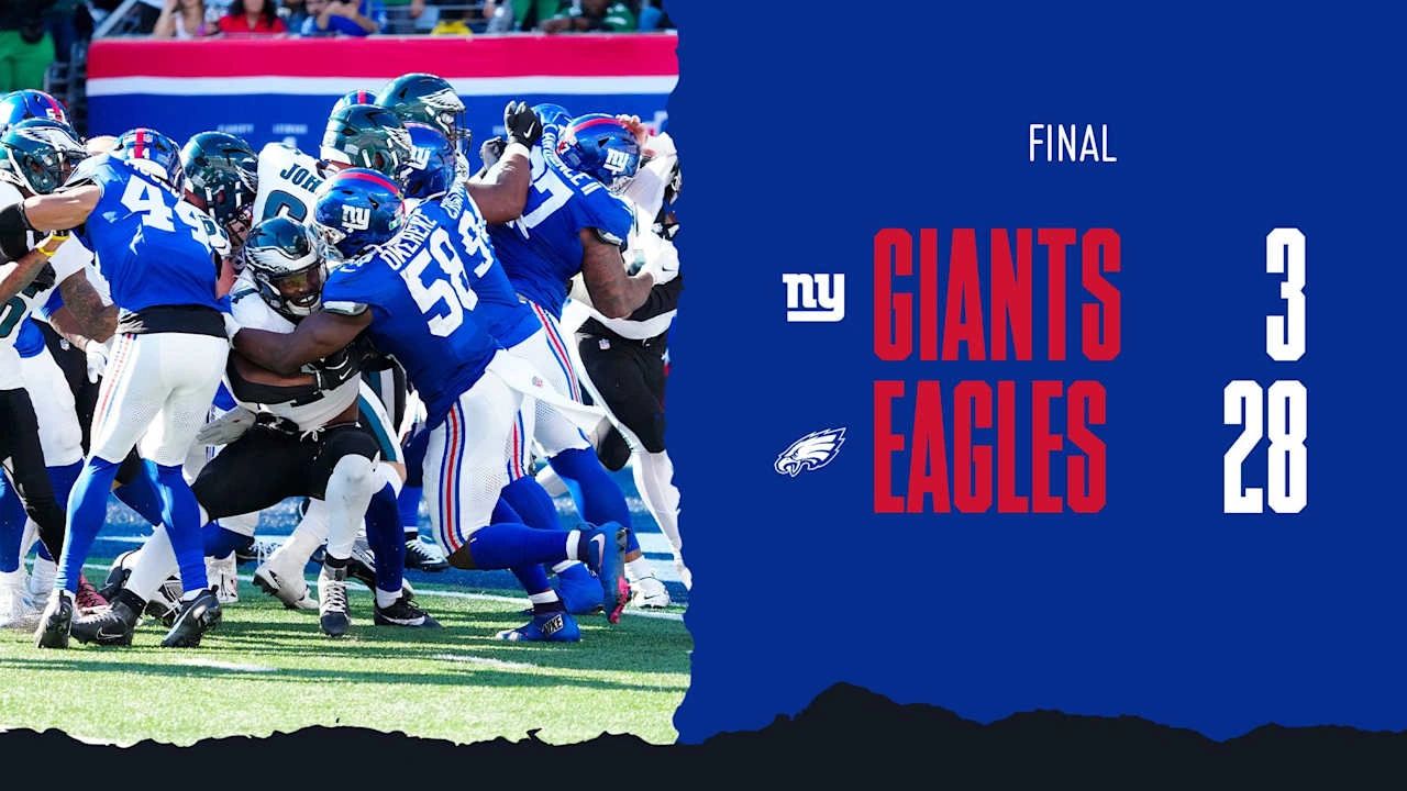 Giants vs. Eagles Game Recap / Week 8 Prediction