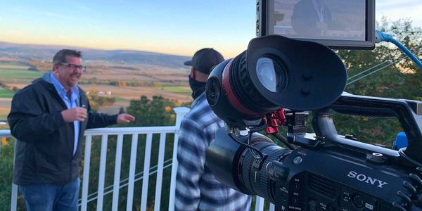 Erik Hastings shooting Beyond Your Backyard in Pennsylvania. 