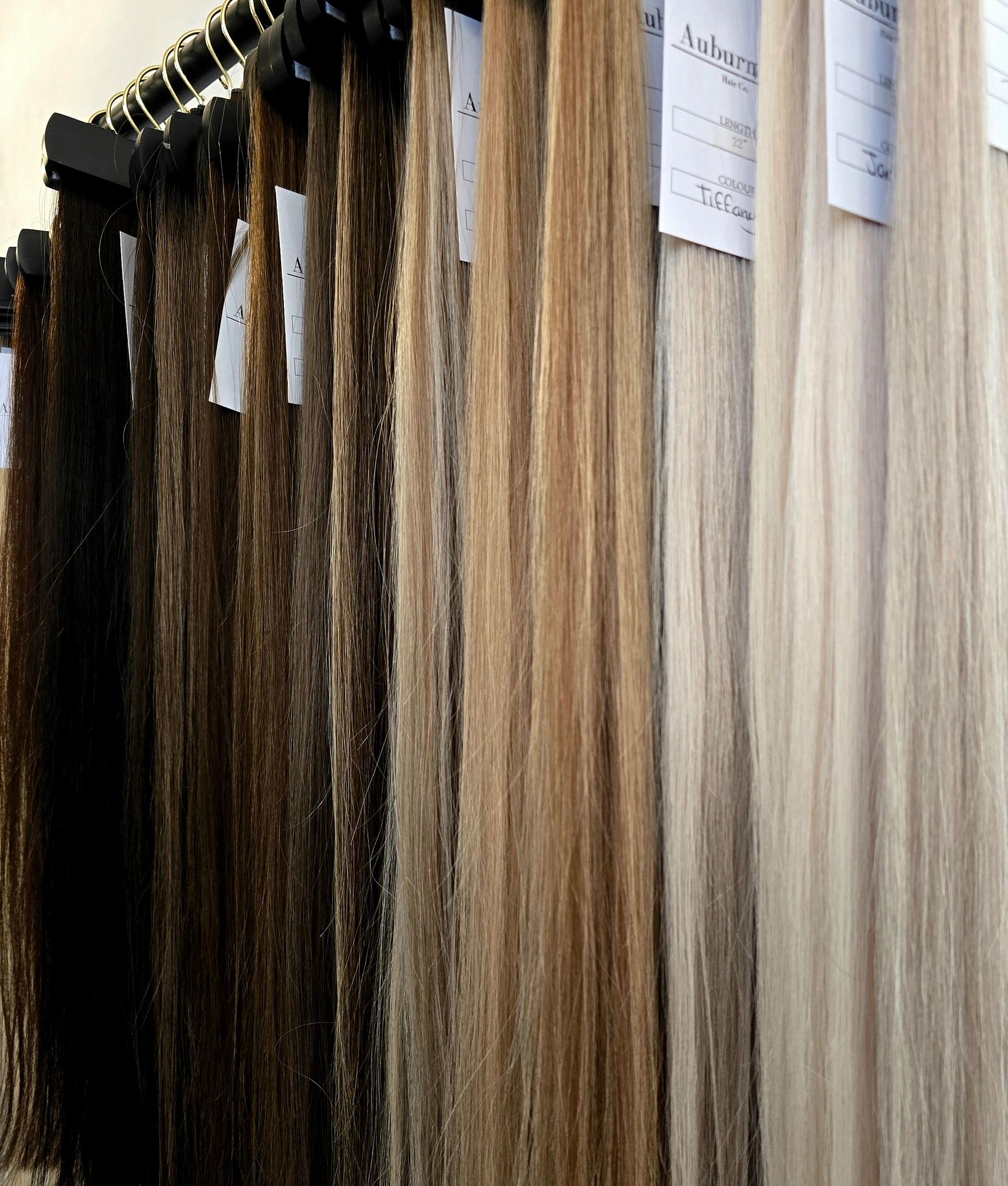 Ethically sourced slavic hair extensions. Human remy hair. 