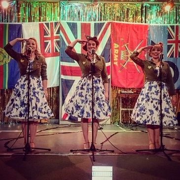 Wartime, remembrance, singers, 1940, events, military, navy, british legion, Andrews sisters,