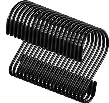 24 Pack S Hooks, 3.5 Inch Heavy Duty
