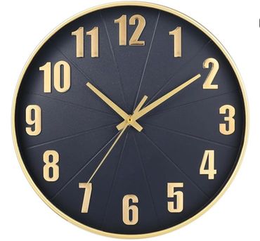 12 inch Wall Clock, Battery Operated 