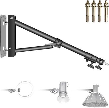 NEEWER Wall Mounting Triangle Boom Arm for Right Light
